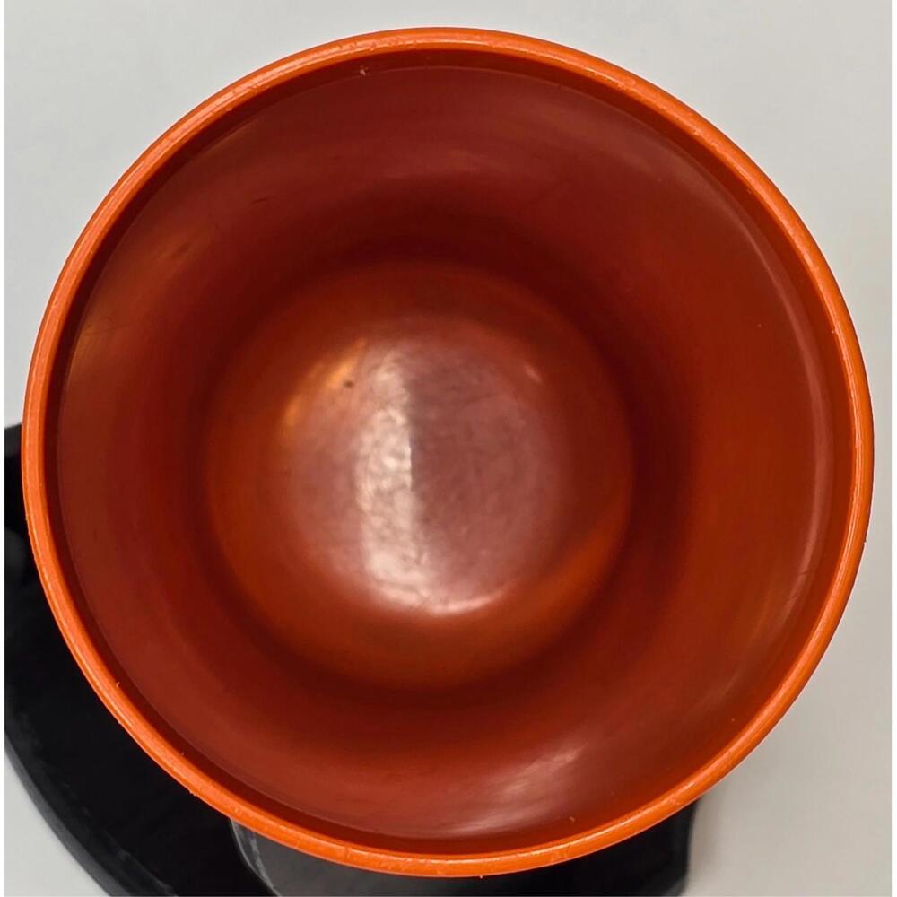 VINTAGE TUPPERWARE STACKABLE TUMBLER CUP IN HARVEST ORANGE‎ COLOR SIZE: 16oz - Picture 4 of 4